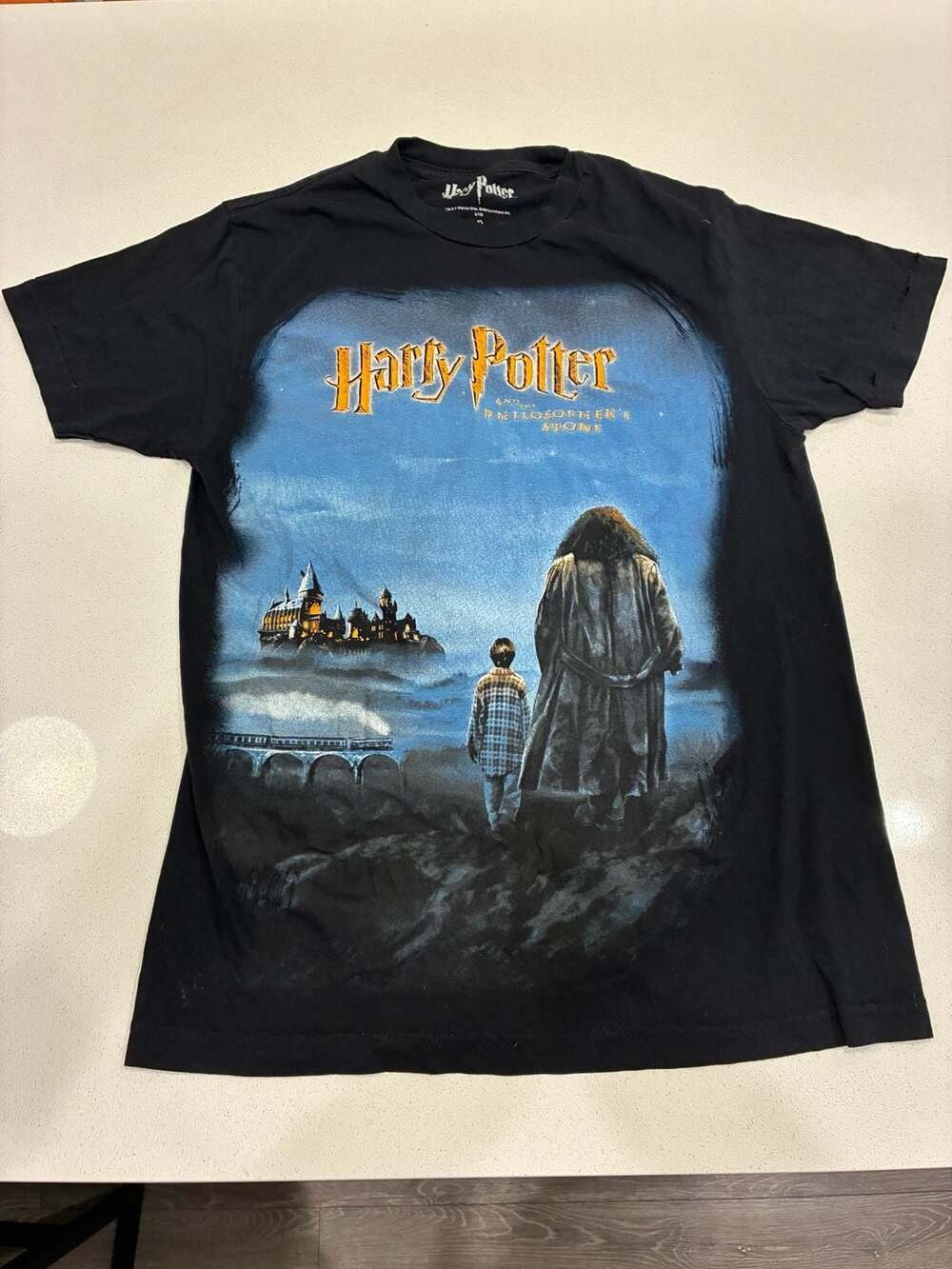 Vintage Harry Potter And The Philosopher's Stone T-Shirt Size XS